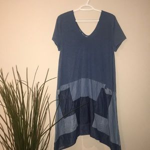Denim Patch Dress